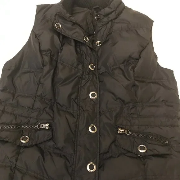Style & Co 16W Woman's down filled black VEST - Picture 2 of 12